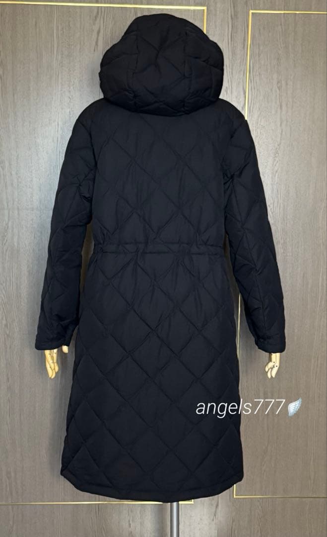 ユニクロ パフテックロングコートリラックスフィット（L）黒 ブラック