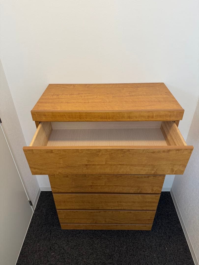 (あむ)ナチュラルウッド チェスト 引き出し