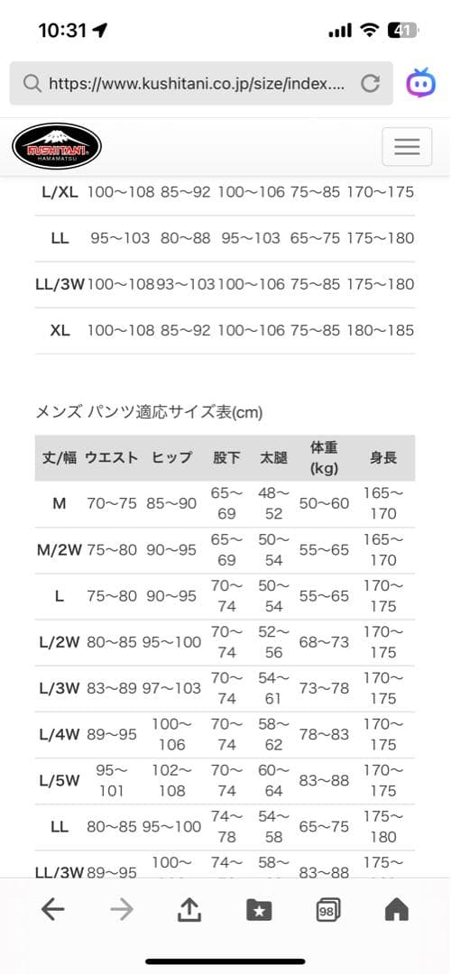 クシタニ　黒レザー パンツ