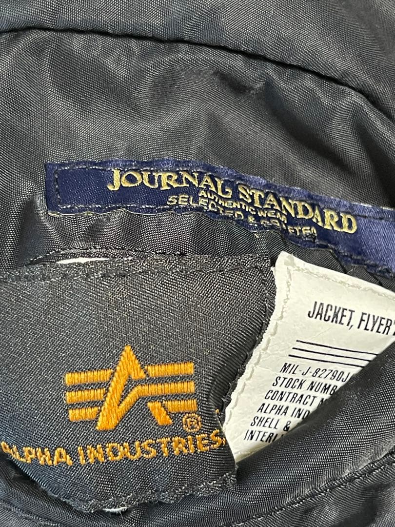 【美品】ALPHA× relume MA-1 ジャーナルスタンダード