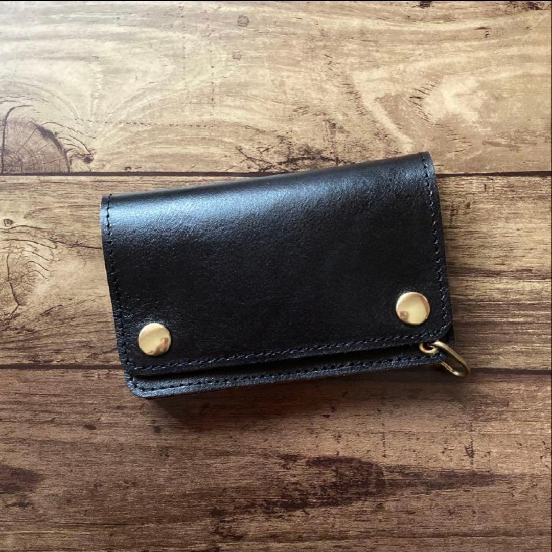 【マリアーティ✨】ミドルトラッカーウォレット 3層【お札を折らずに収納】