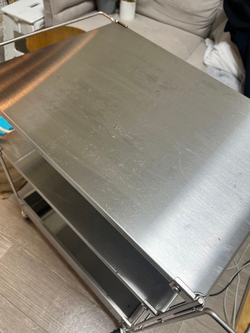 無印良品　ステンレスユニットシェルフ・ワゴンセット