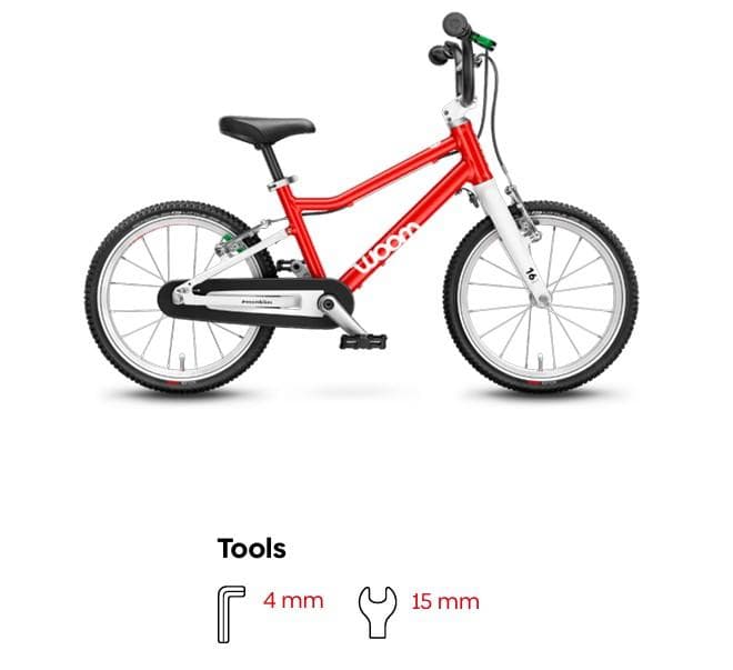 Woom 3キッズ用（4～6歳）16インチ超軽量プレミアム自転車