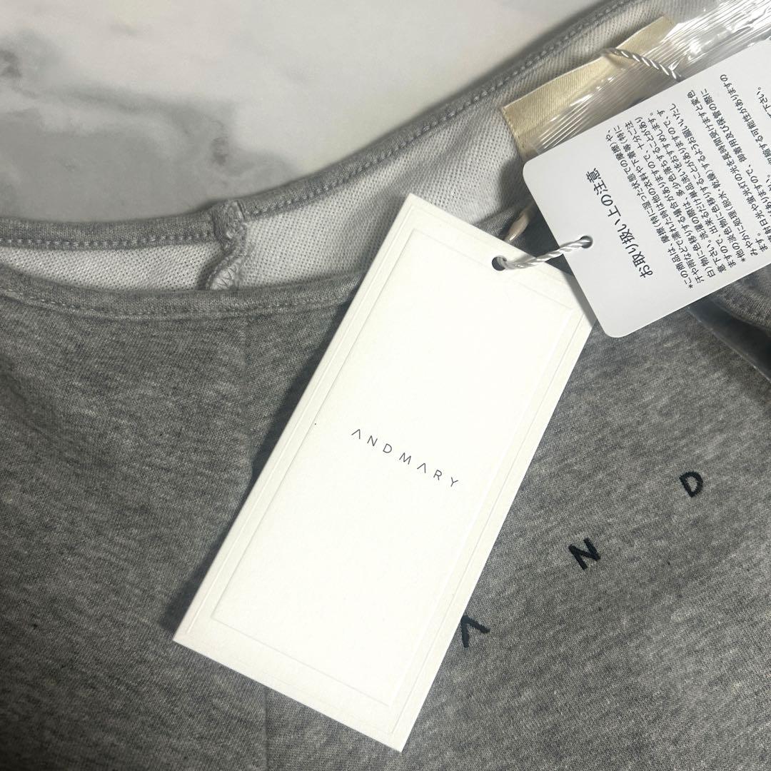 【新品タグ付き】ANDMARY Mary logo choker tops