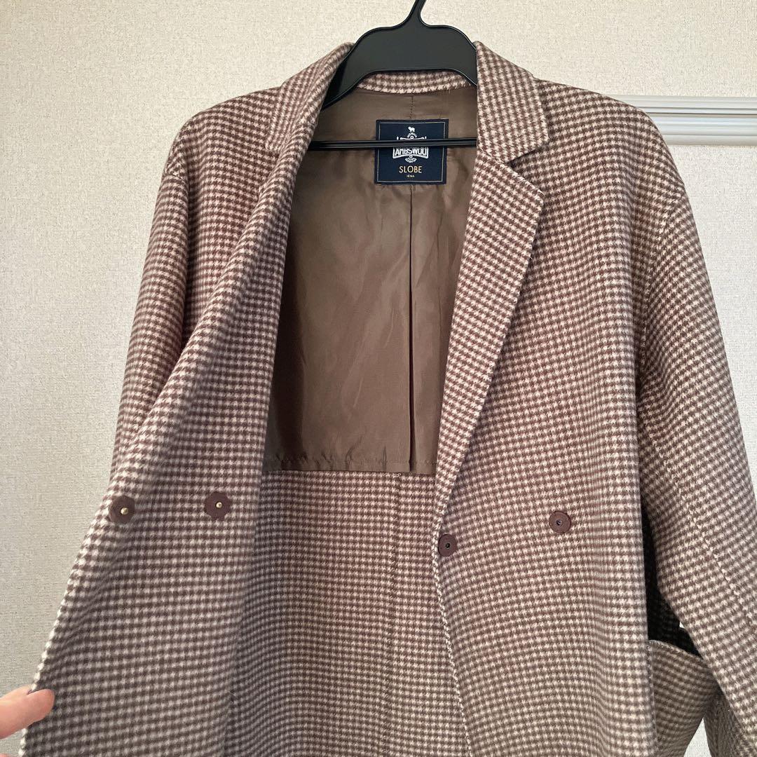 ✨極美品✨SLOBE IENA HAMILTONダブルフェイスウールロングコート