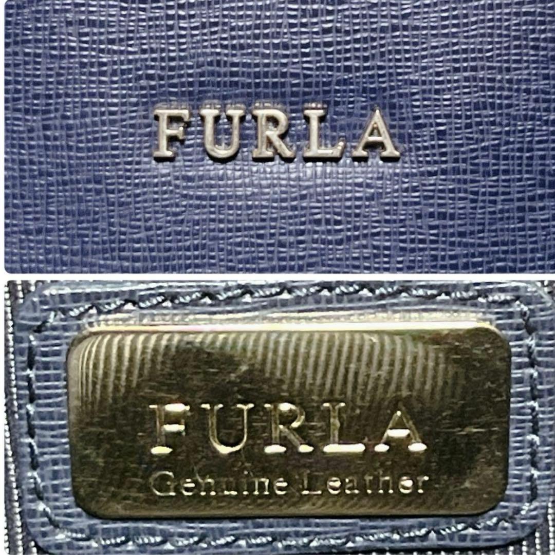 フルラ　超美品　トートバッグ　ショルダーバッグ　ネイビー　卒業式　卒園式　入学式