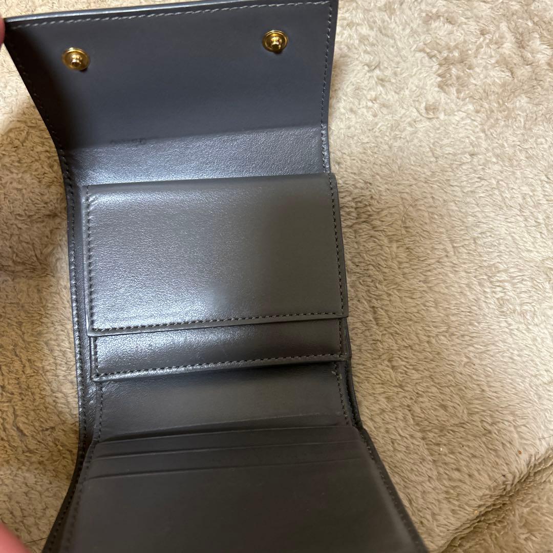 CELINE ダークグレー 折りたたみ財布