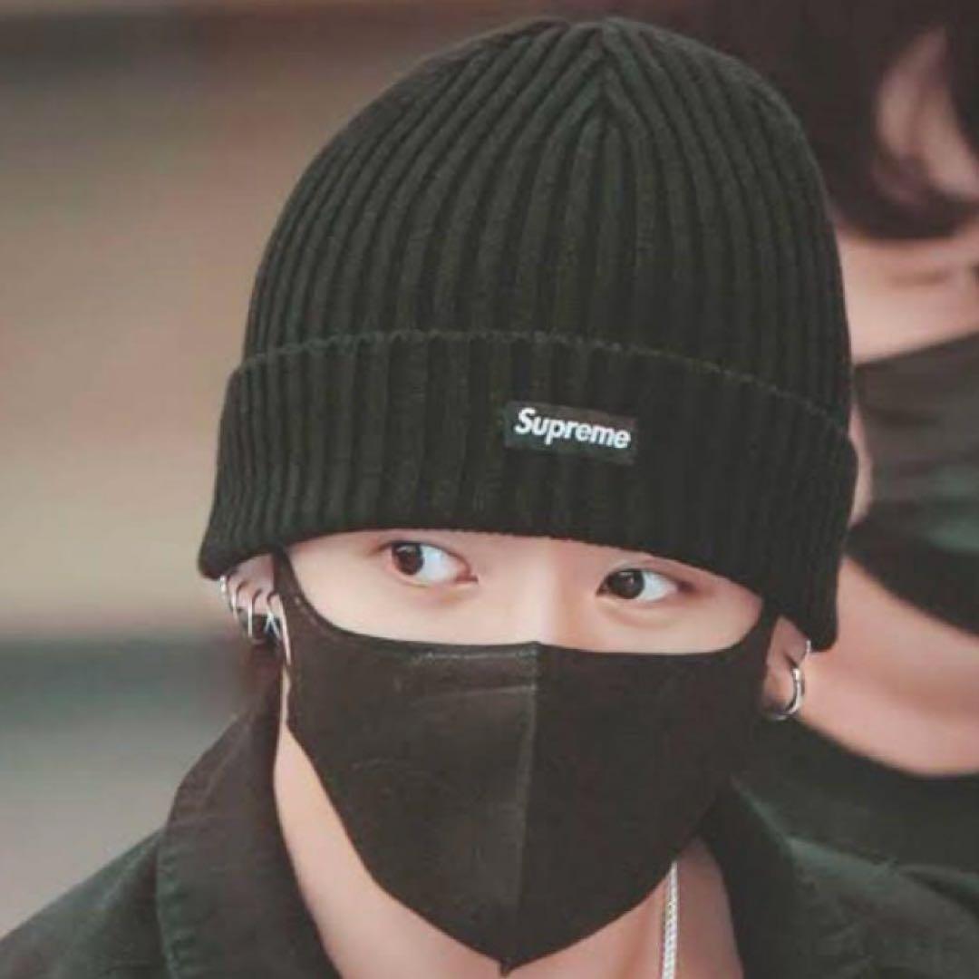 【極美品】 Supreme 25SS Overdyed Beanie 黒