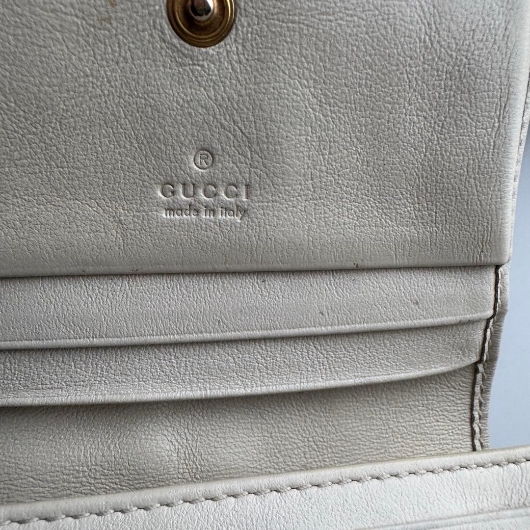 【美品】 241 GUCCI グッチ マーモント 2つ折り 財布 コンパクト