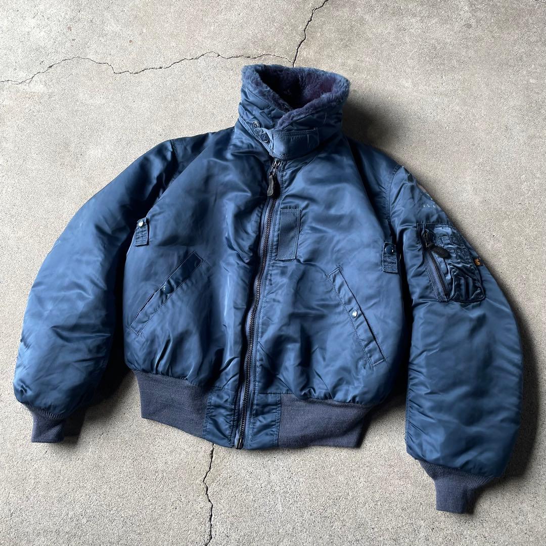 90s USA製 アルファ B-15C フライトジャケット 50s 復刻
