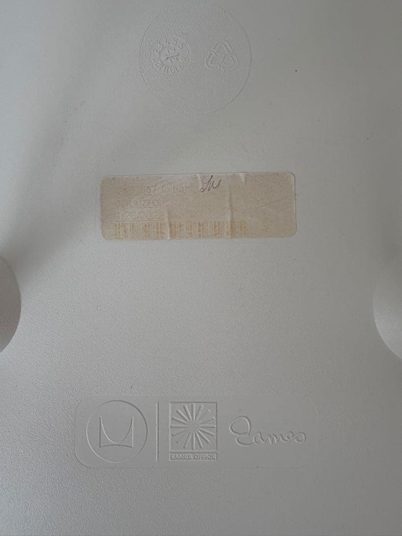 【最終価格】★美品★正規品 イームズ シェルサイドチェア ホワイト〈USA製〉④