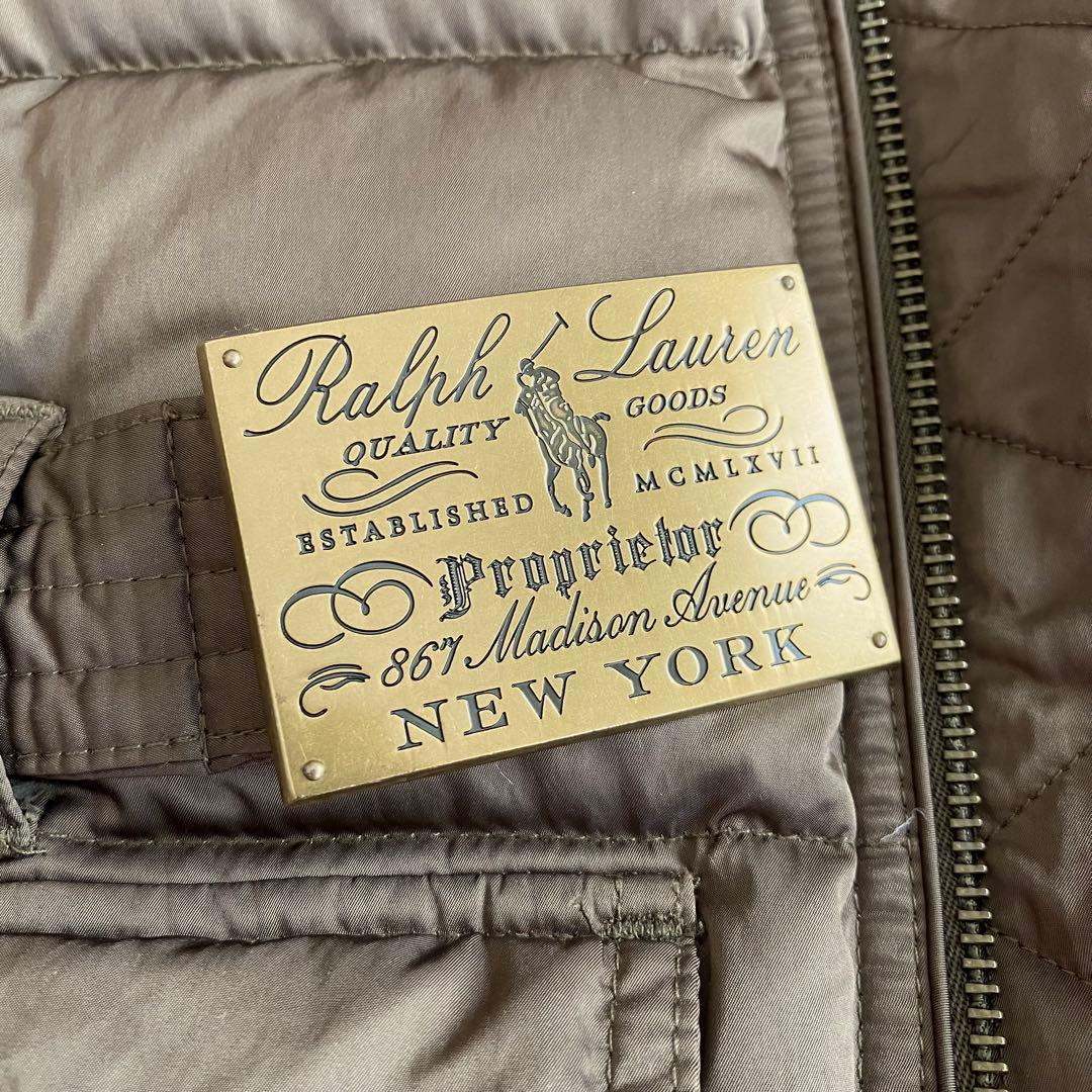 良品 Ralph Lauren ダウンベスト ロゴベルト 7