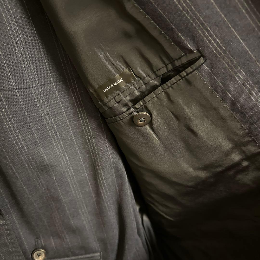 JIL SANDER ネイビー ストライプ スーツ50