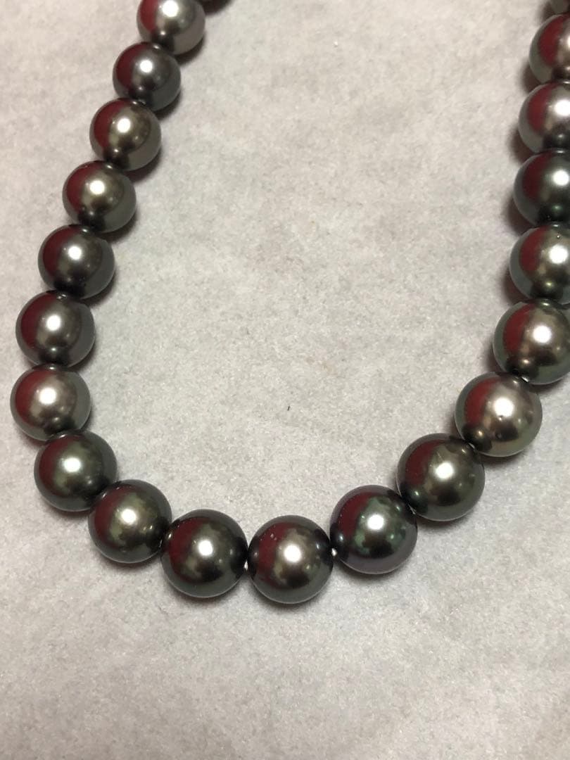 黒真珠　ネックレス　10mm 定価880000円
