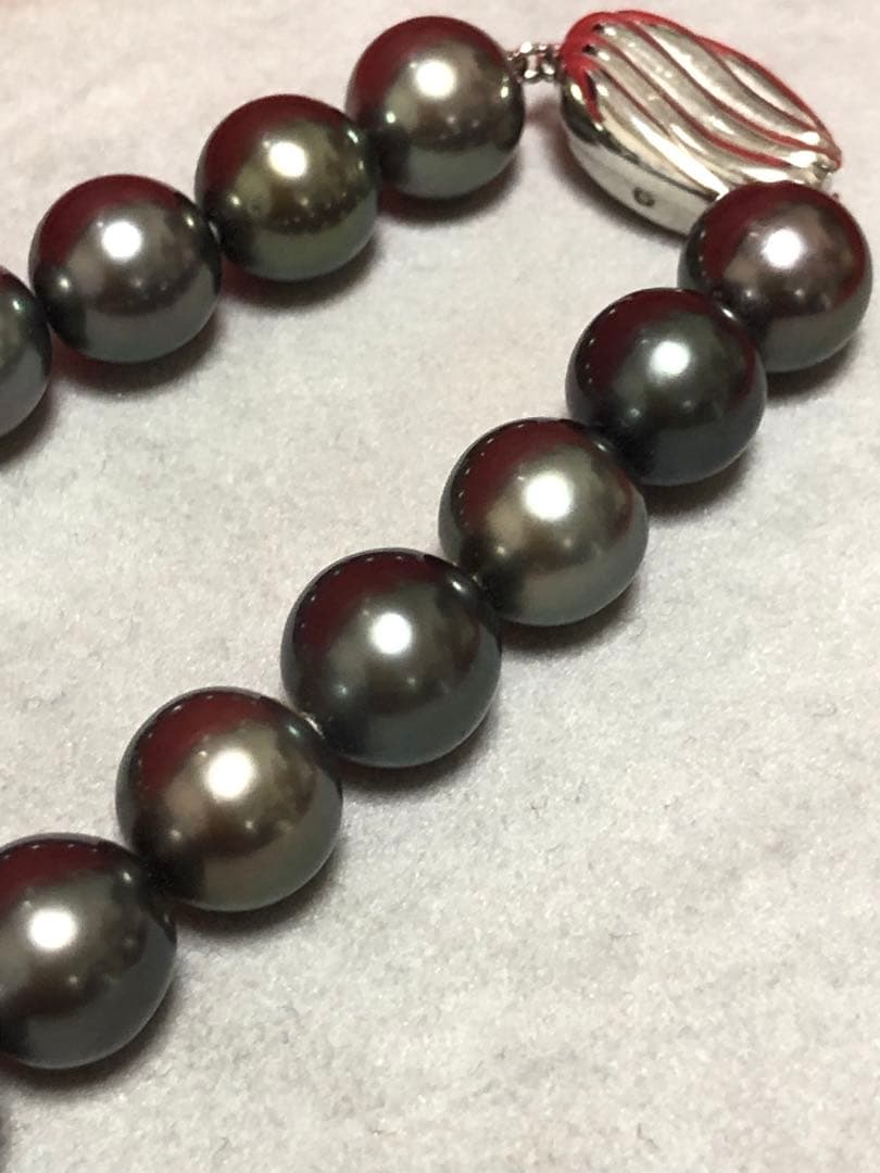 黒真珠　ネックレス　10mm 定価880000円