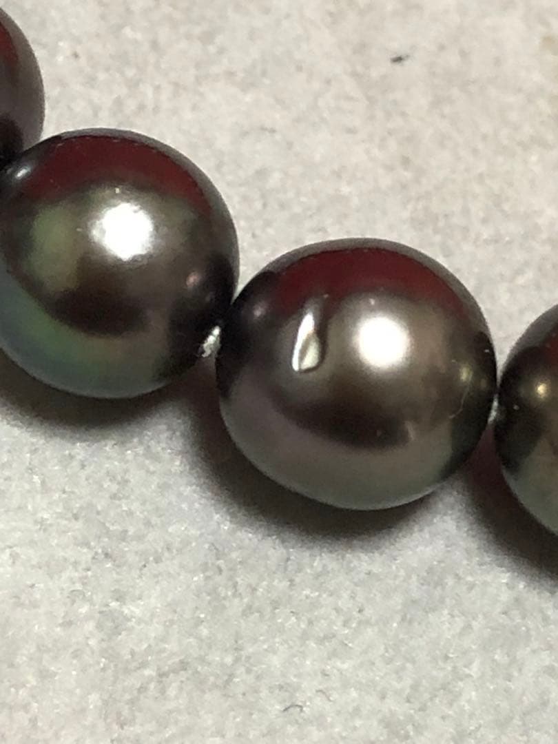黒真珠　ネックレス　10mm 定価880000円