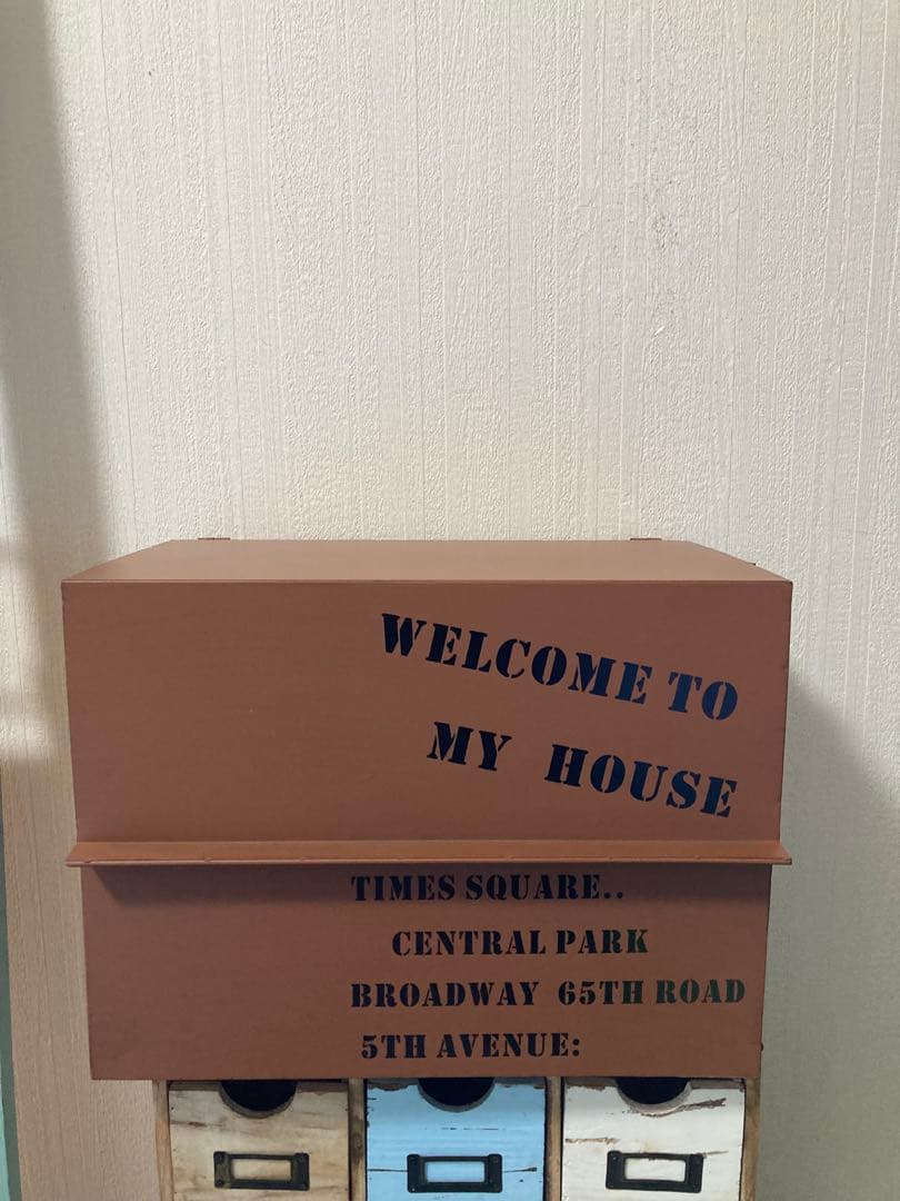 値下げ⤵︎⤵︎未使用　郵便ポスト　男前インテリアポスト