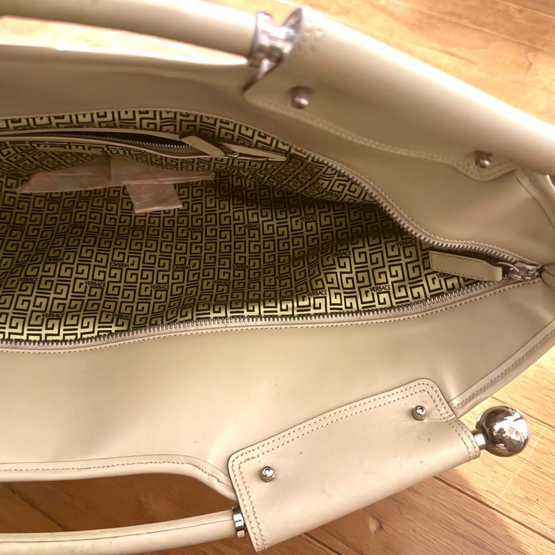 GIANNI VERSACE 90s メタリック大判クラッチ イタリア製