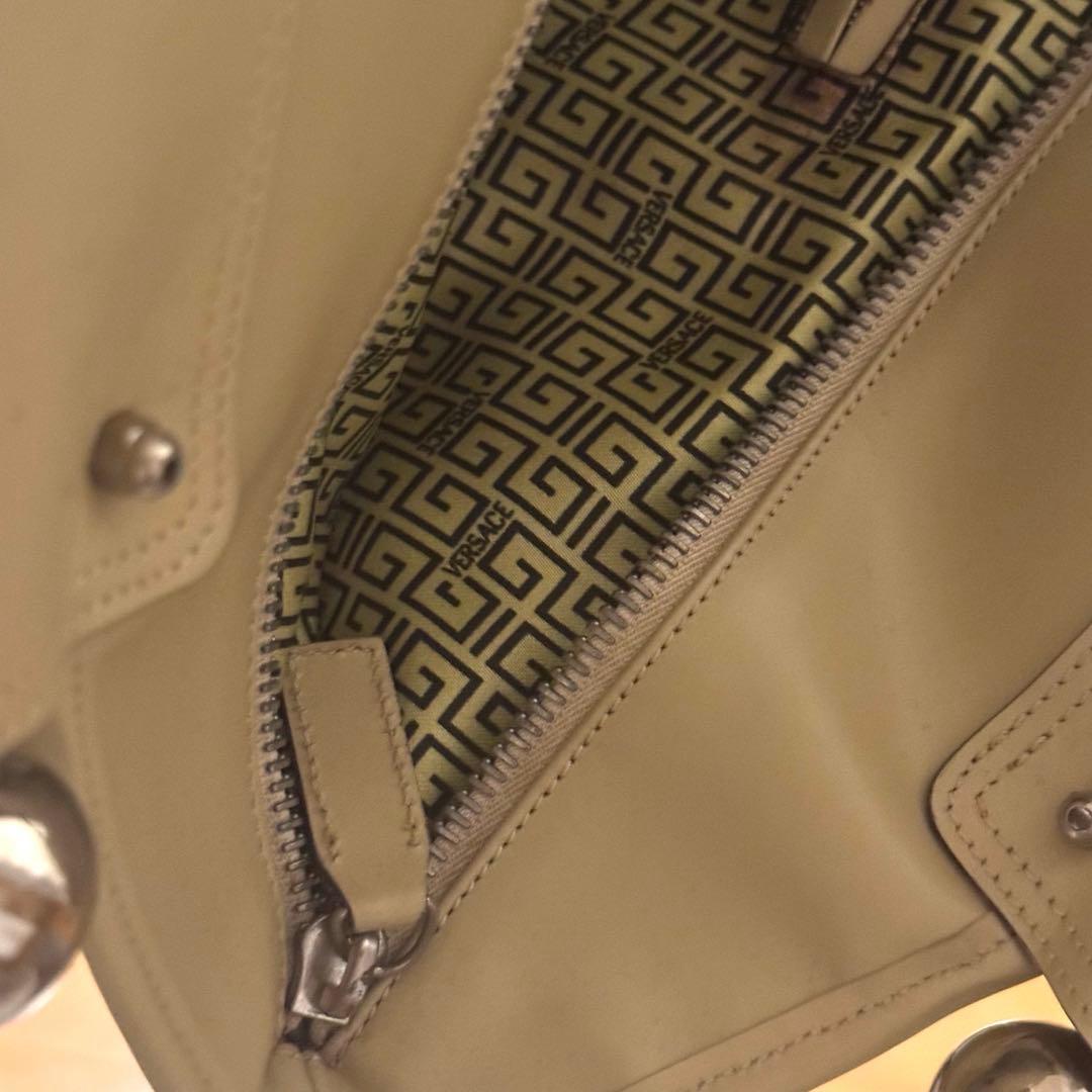 GIANNI VERSACE 90s メタリック大判クラッチ イタリア製