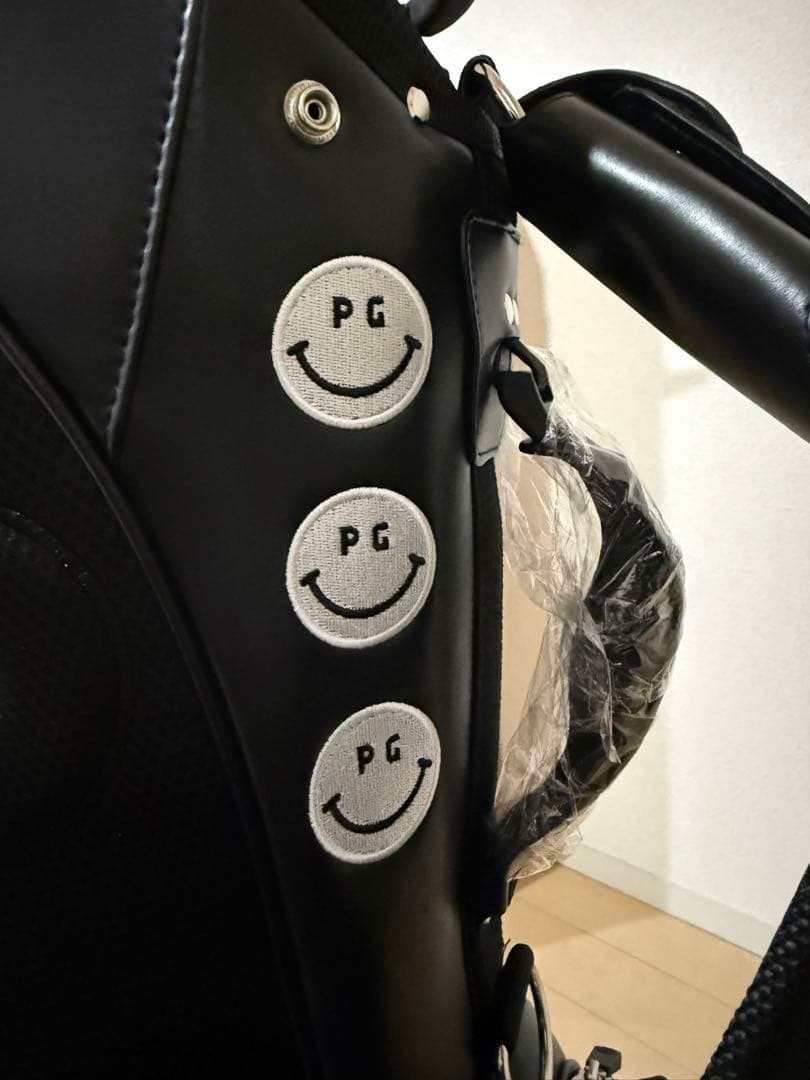 PEARLY GATES ゴルフバッグ 89 ブラック　パリーゲイツスタンド付き