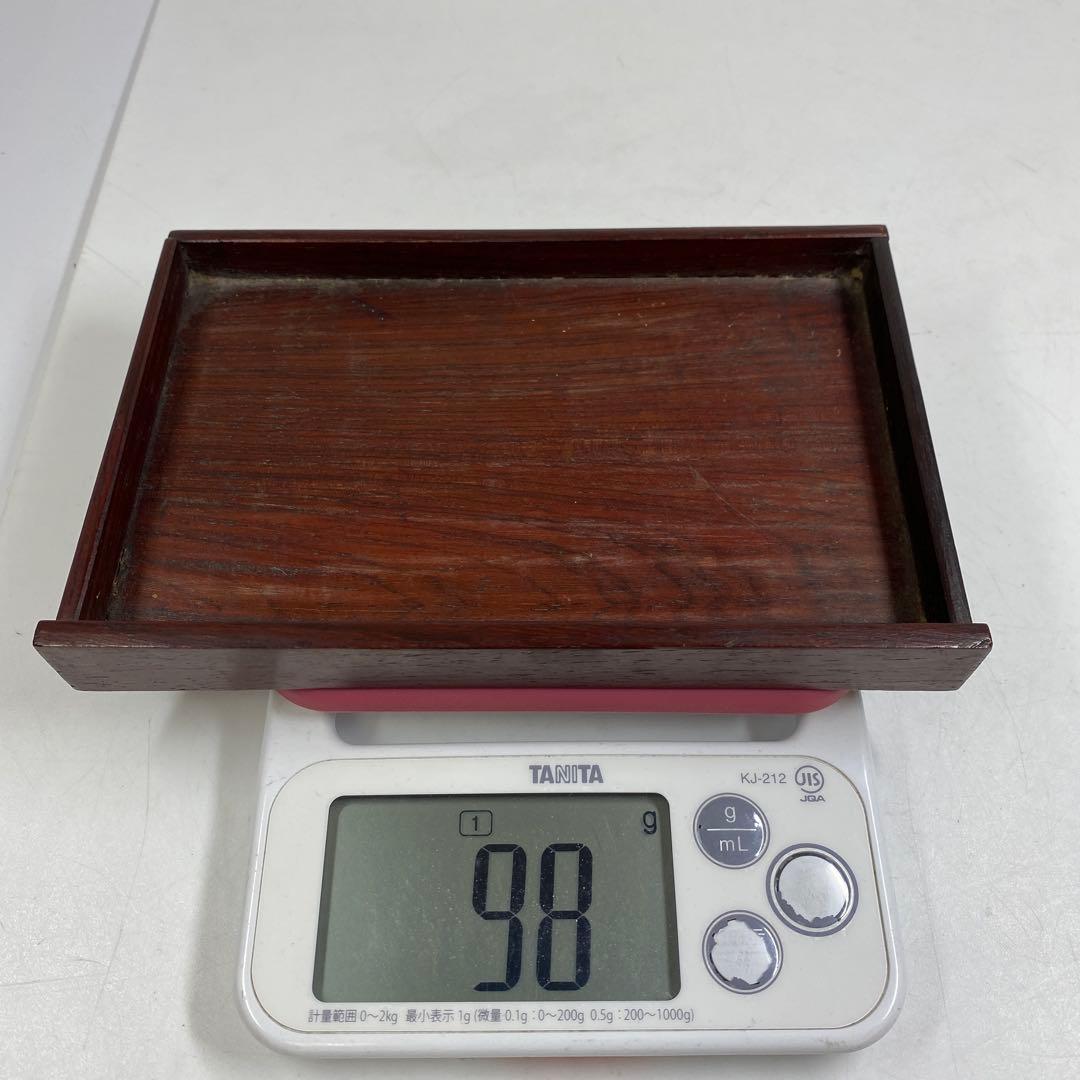 時代骨製　麻雀牌　唐木箱付　約1360g 東Y7-0312☆2Fトヒト