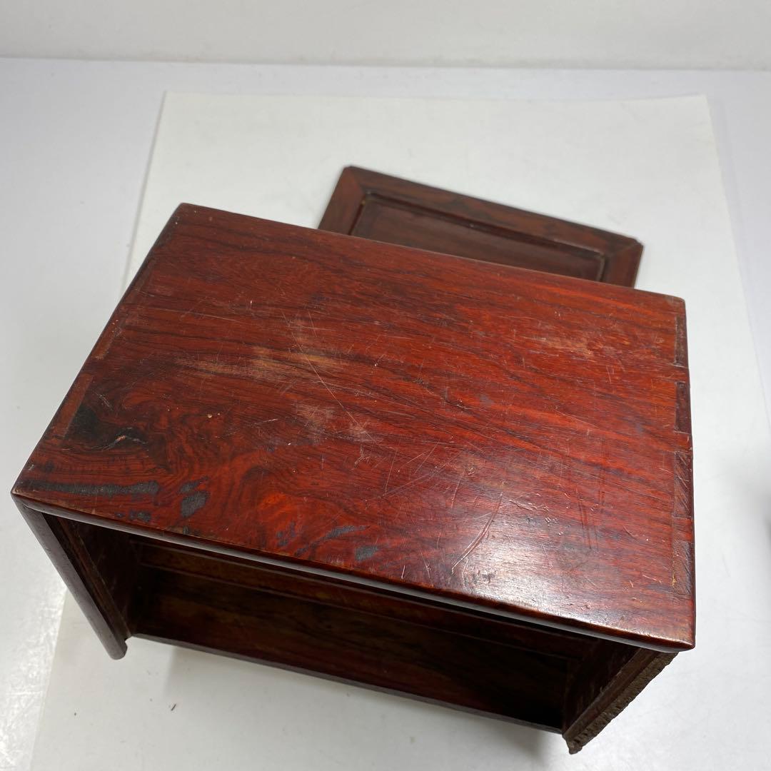 時代骨製　麻雀牌　唐木箱付　約1360g 東Y7-0312☆2Fトヒト