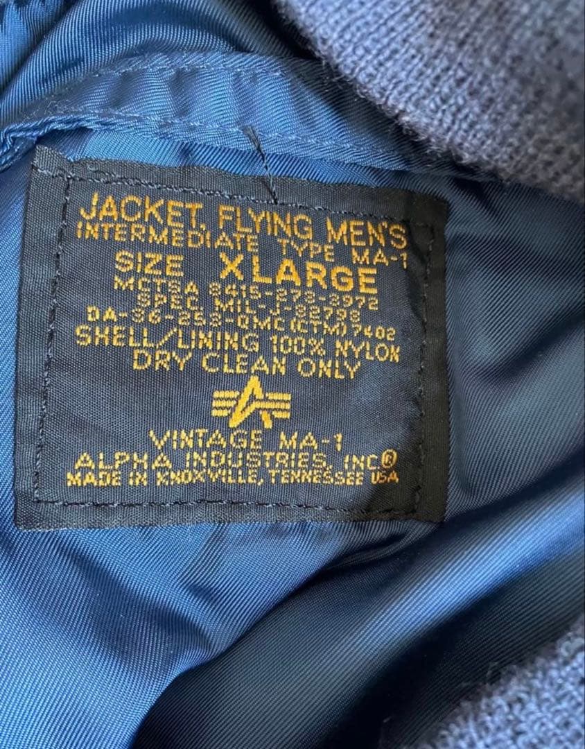 アルファ USA製 フライトジャケット