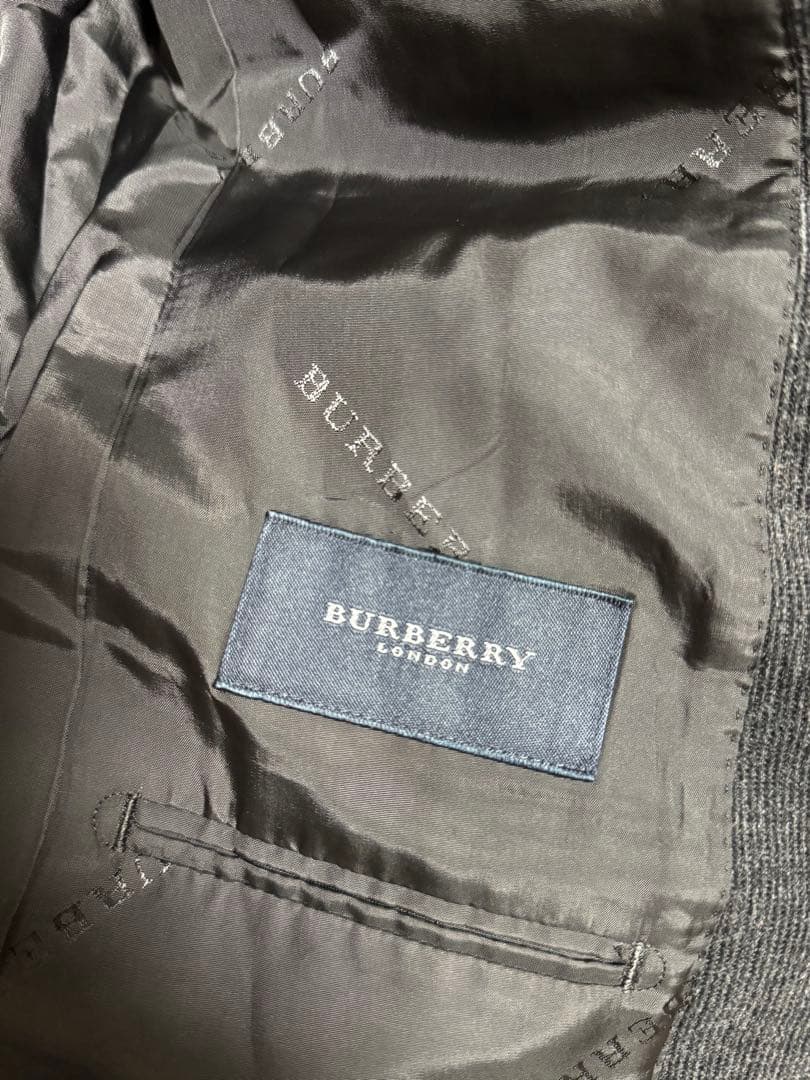 BURBERRY LONDON テーラードジャケット ベロア Lサイズ