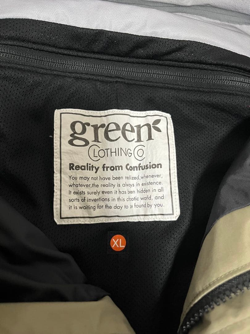 【美品】green Clothing ヘビージャケット XL