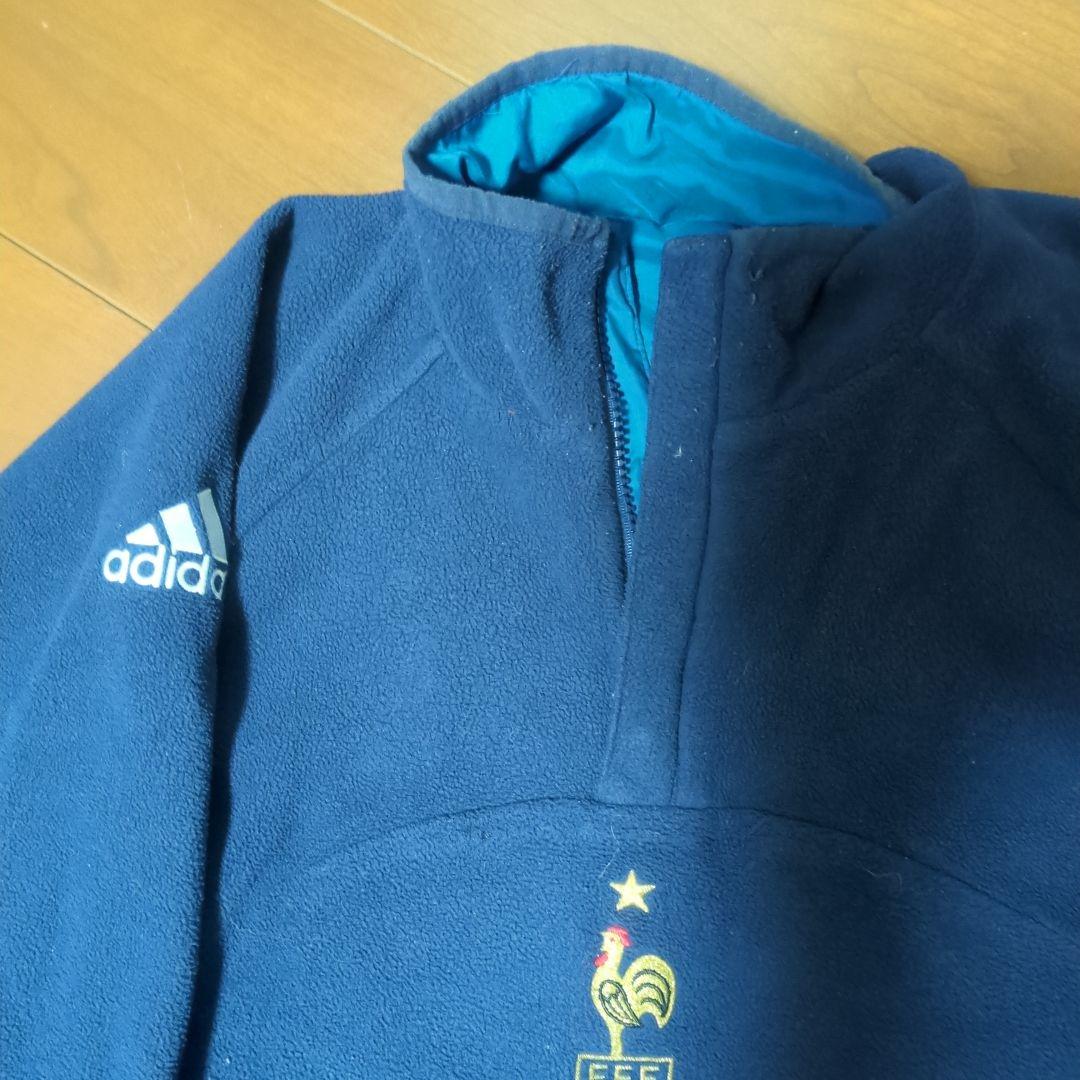 アディダス正規品フランス代表フリースジャケット　2002頃　ジダン