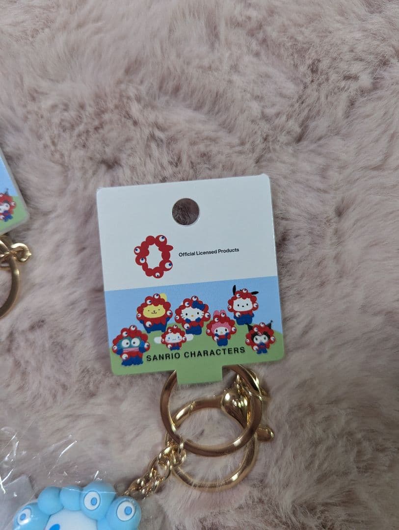 ✳サンリオミャクミャク✳なりきりキーホルダー✳パステルカラー7種✳