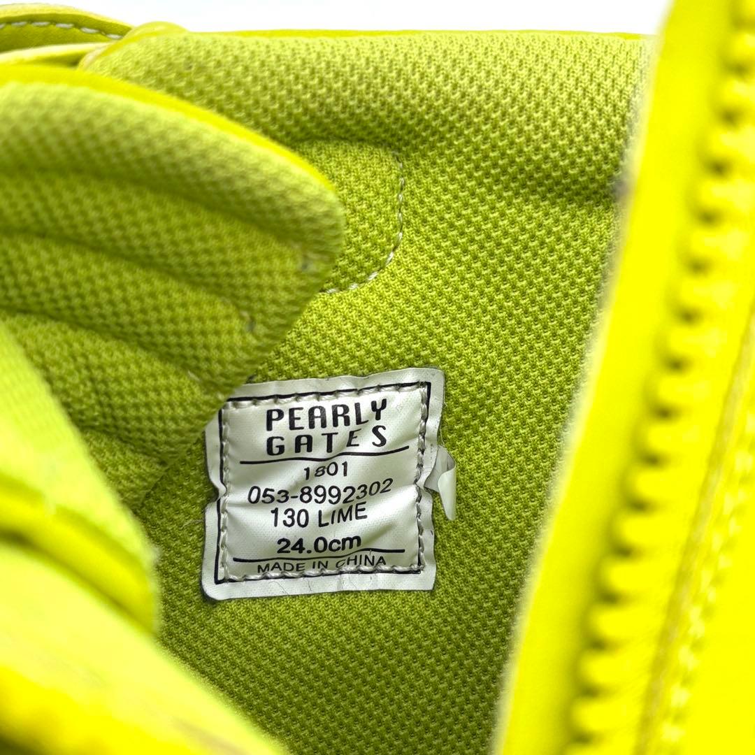 【美品】PEARLY GATES　ハイカットゴルフシューズ 　24.0cm