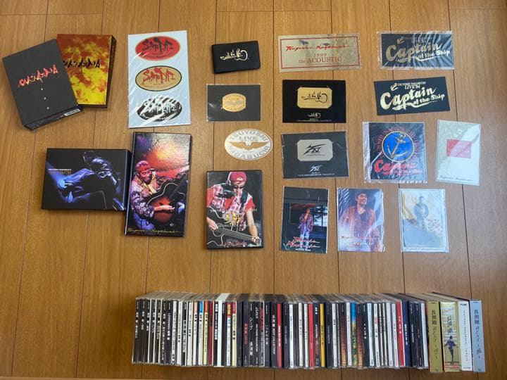 【値段交渉アリ！】長渕剛CD、DVD、ステッカー、手帳、会員証セット