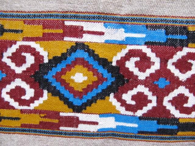 手織りマナリブランケット 大判 ショール ヤクウール100％民族 ハンドメイド