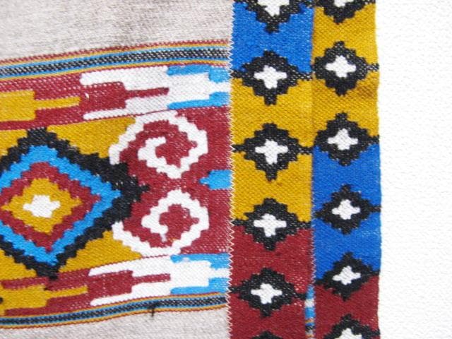 手織りマナリブランケット 大判 ショール ヤクウール100％民族 ハンドメイド