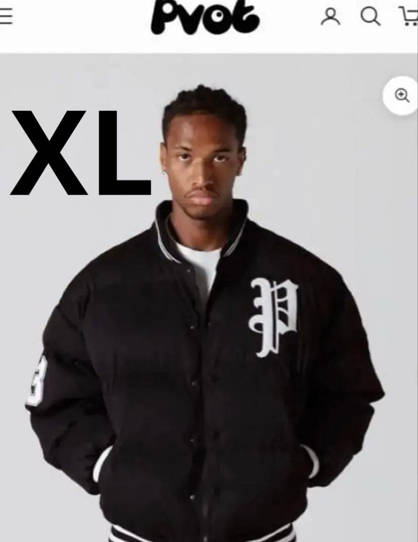 pvot ジャケット XL スタジャン　ブラック