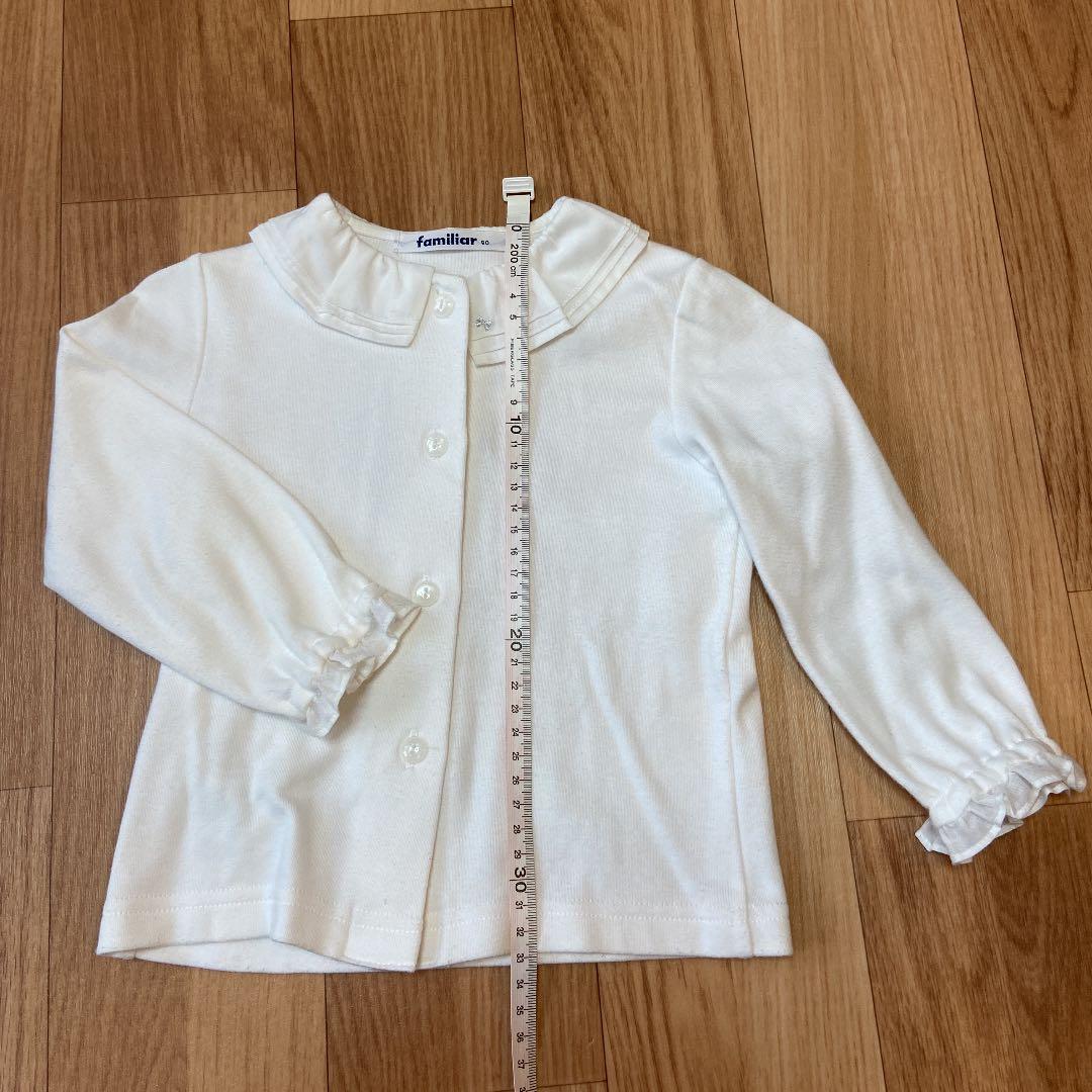 ファミリア　フォーマルセット　ワンピース　ボレロ　お受験