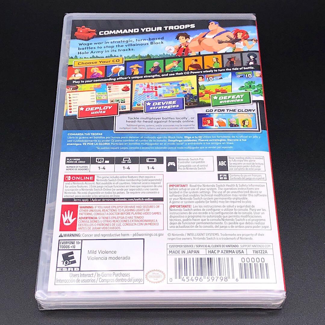 Advance Wars 1+2 Re-Boot Camp 北米版 switch