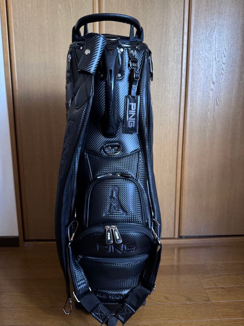 【超美品】MR.PING ブラックアウト キャディバッグ