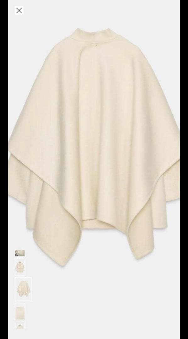 ZARA ケープコート L