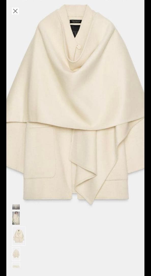 ZARA ケープコート L