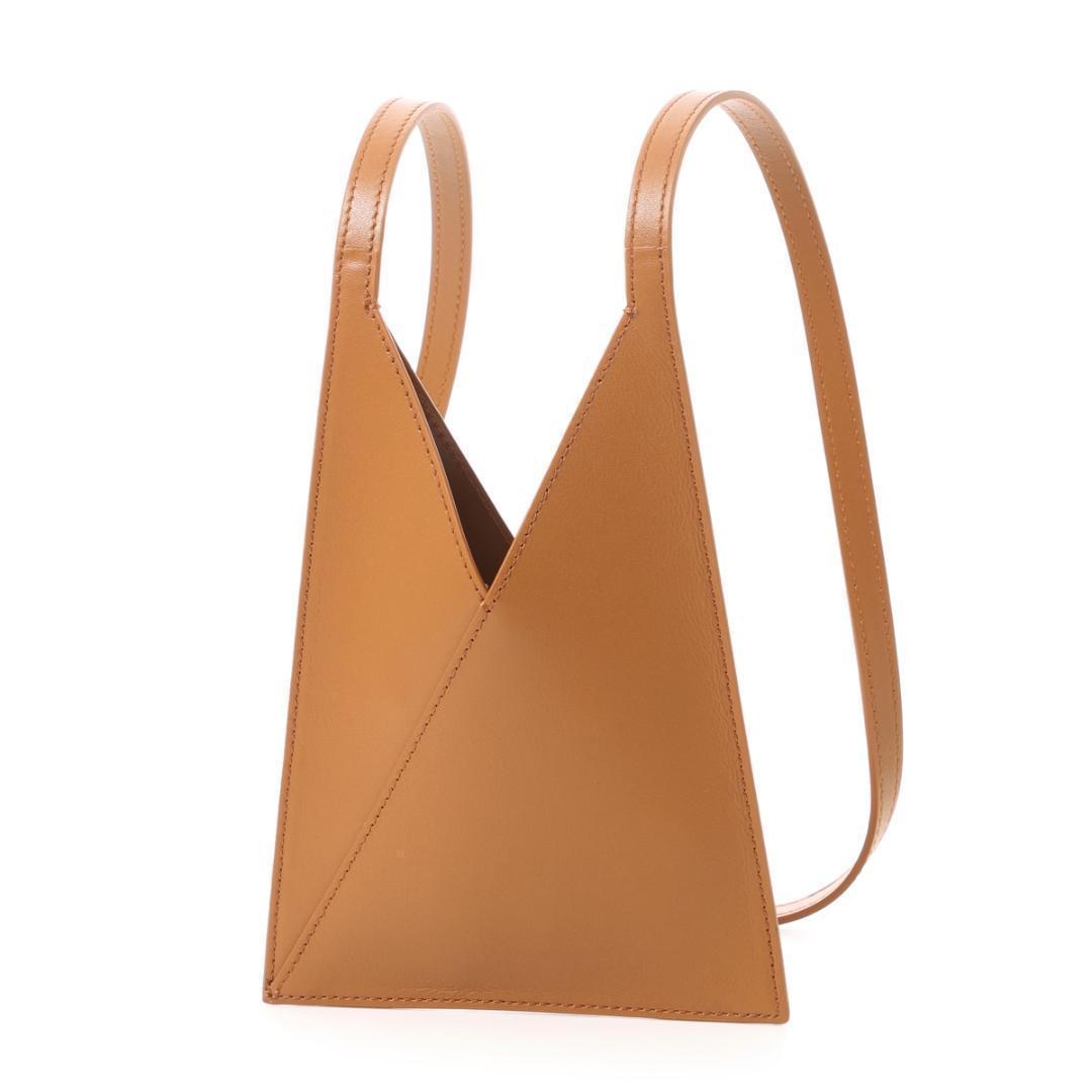 【定価6.4万】マルジェラ MM6 ジャパニーズ ショルダーバッグ ブラウン