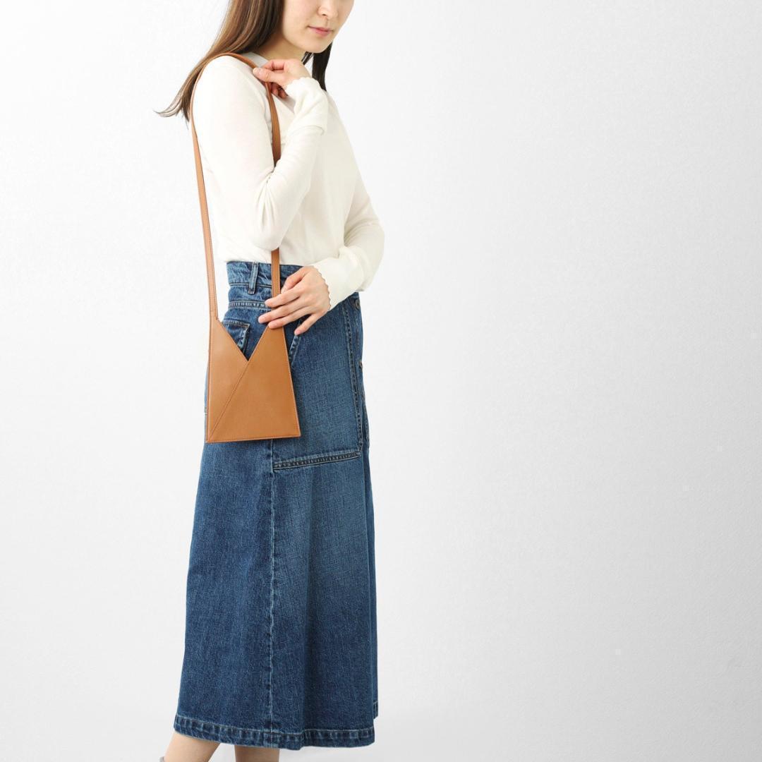 【定価6.4万】マルジェラ MM6 ジャパニーズ ショルダーバッグ ブラウン