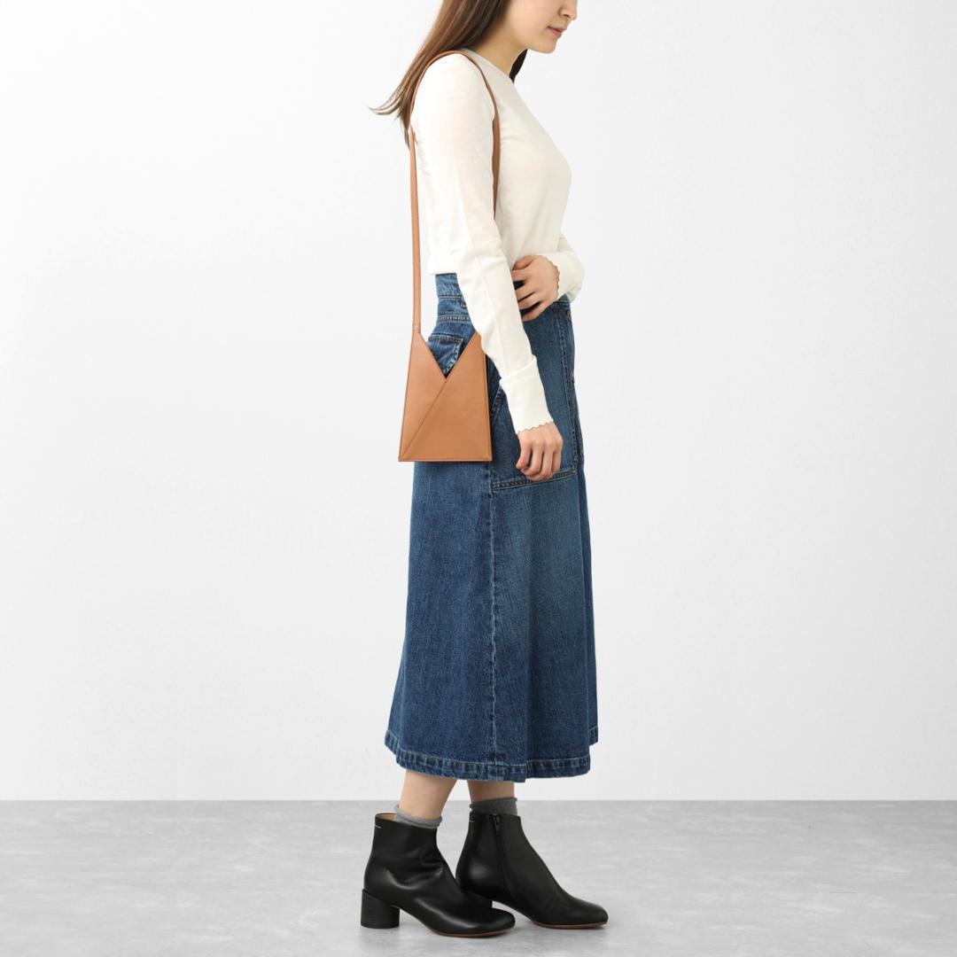 【定価6.4万】マルジェラ MM6 ジャパニーズ ショルダーバッグ ブラウン