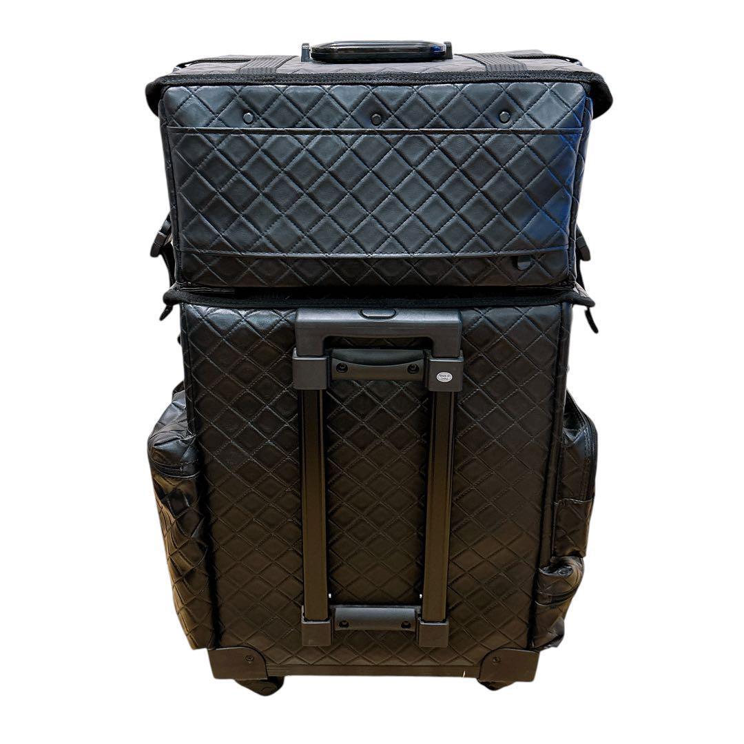 【美品】プロ仕様　LUVODI メイクボックスキャリー　大容量 3WAY