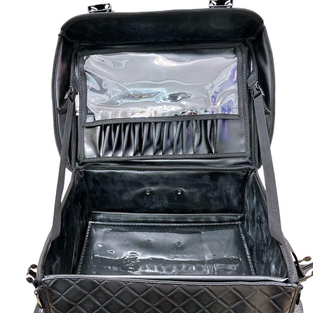 【美品】プロ仕様　LUVODI メイクボックスキャリー　大容量 3WAY