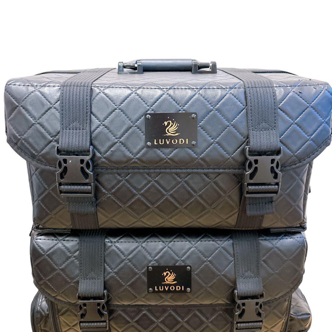 【美品】プロ仕様　LUVODI メイクボックスキャリー　大容量 3WAY