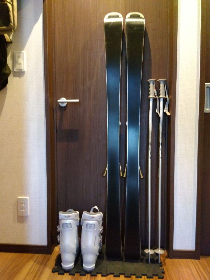 綺麗/HANSON/学生・レディース用/スキーセット/メンテ・WAX済み✔