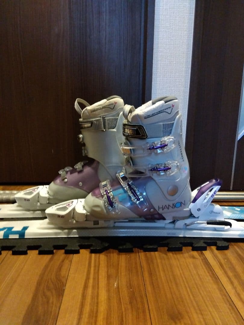 綺麗/HANSON/学生・レディース用/スキーセット/メンテ・WAX済み✔