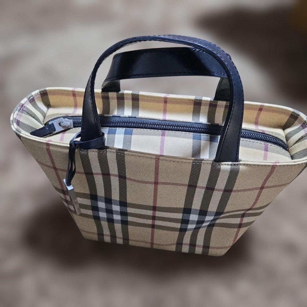Burberry チェック柄 トートバッグ